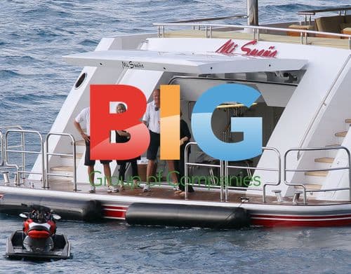 Barbra Streisand exercises on yacht in France