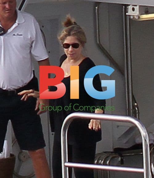 Barbra Streisand on Yacht
