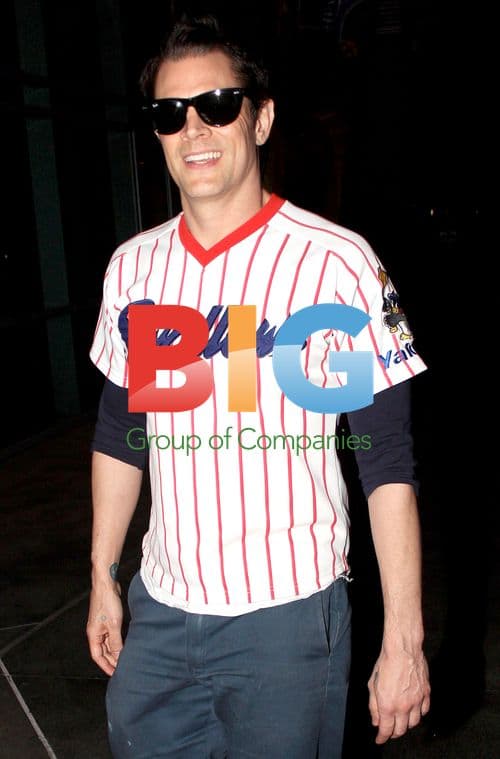 Johnny Knoxville at LA Lakers Game