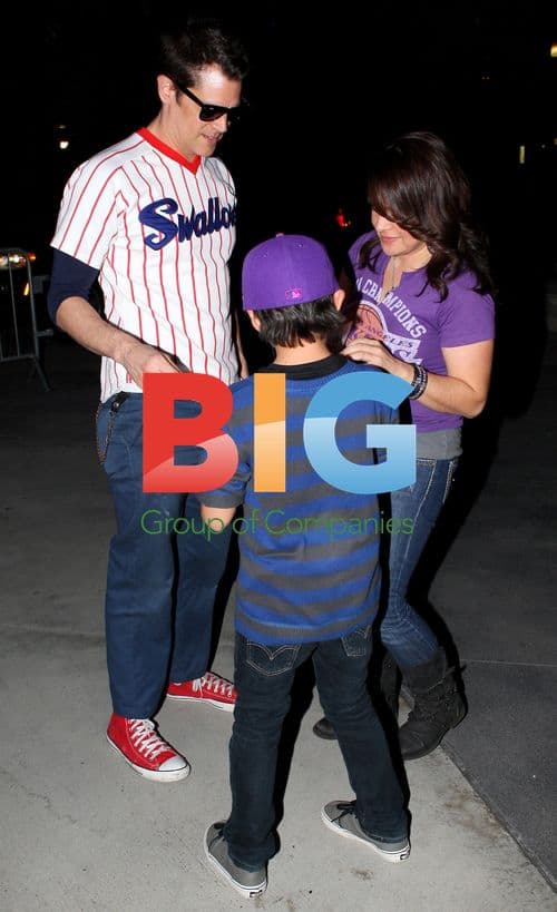 Johnny Knoxville at LA Lakers Game