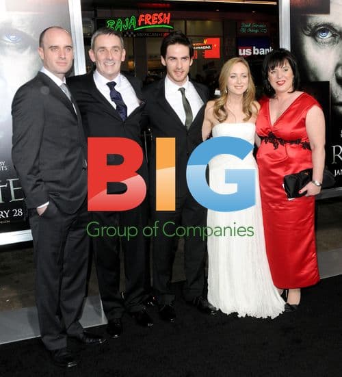 Colin O'Donoghue and family at The Rite premiere