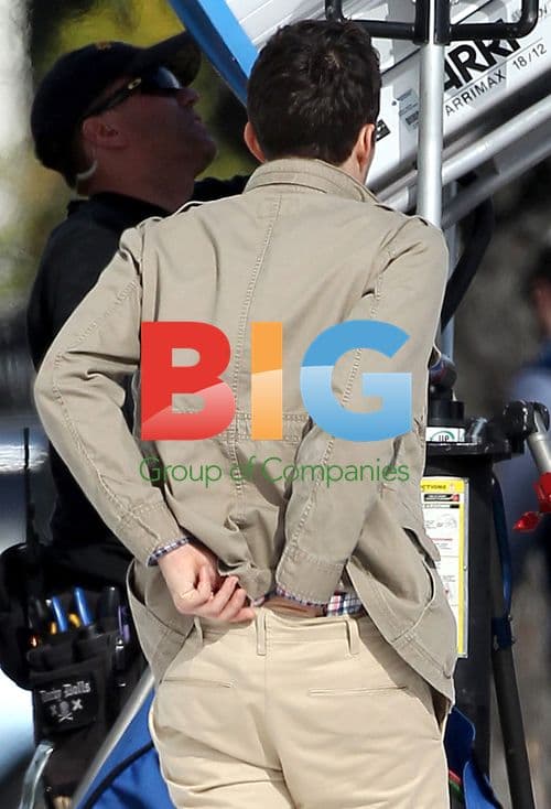 Orlando Bloom on set of 'The Good Doctor'