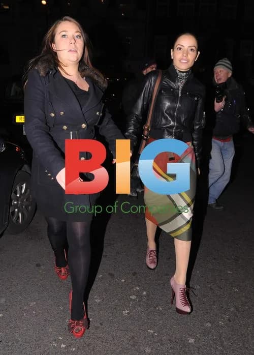 Elen Rivas and Nicola McLean at Mayfair Hotel