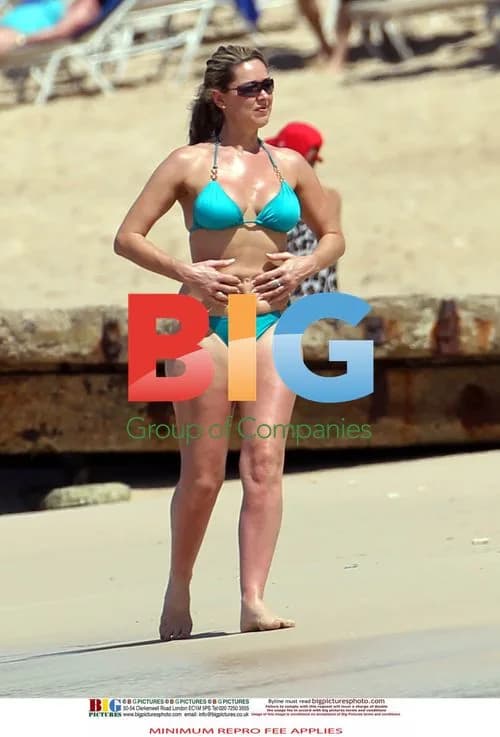 Claire Sweeney Relaxing in Caribbean