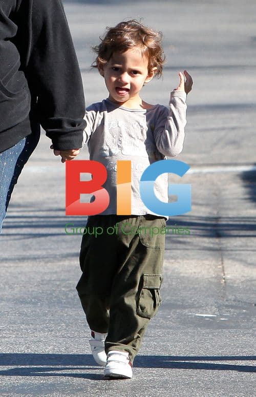 Jennifer Lopez Twins Out With Nanny