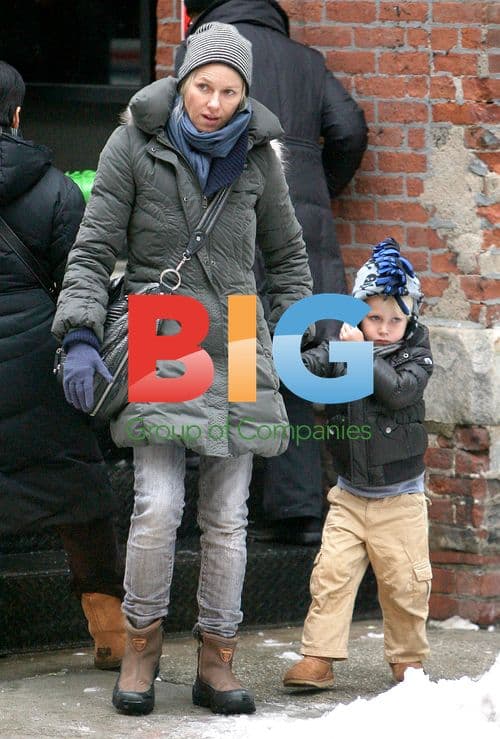Naomi Watts and son Alexander brave the weather in New York