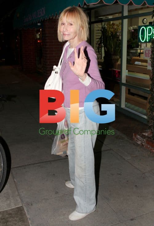 Sally Kellerman grabs salad in Beverly Hills