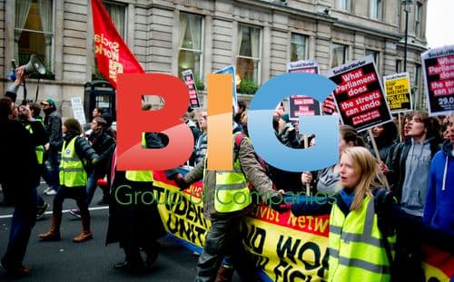 Student Protest in London