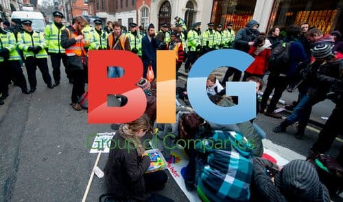 Students protest tuition fees in London