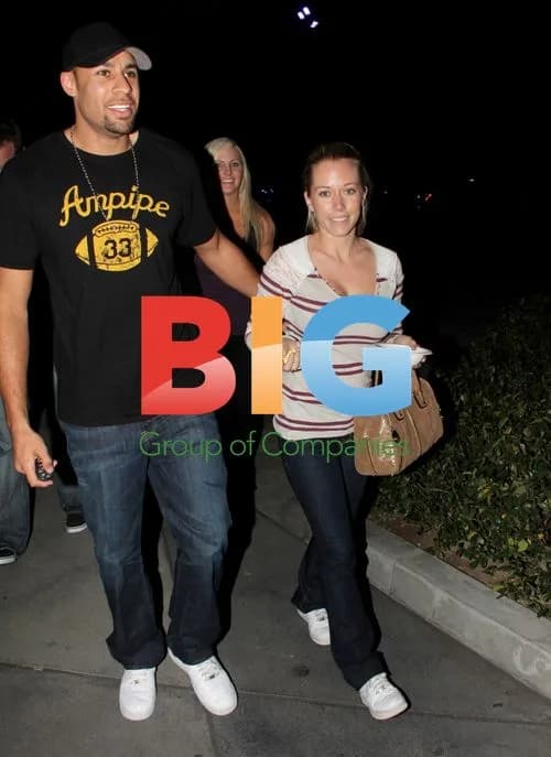 Kendra Wilkinson and Hank Baskett at LA Lakers Game