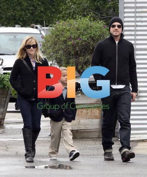Reese Witherspoon and Family Leaving Church