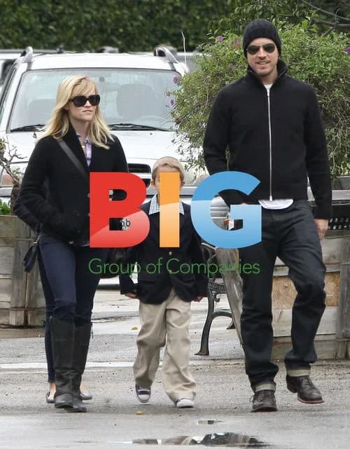 Reese Witherspoon and Family Leave Church