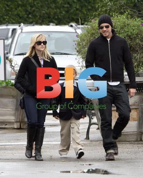 Reese Witherspoon and Family Leaving Church