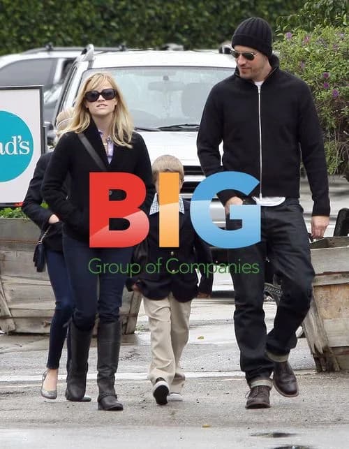 Reese Witherspoon and family leaving church
