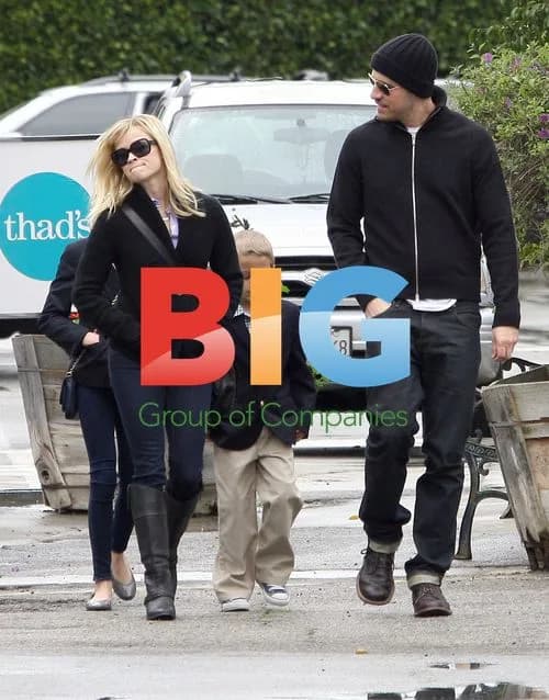 Reese Witherspoon and Family Leaving Church