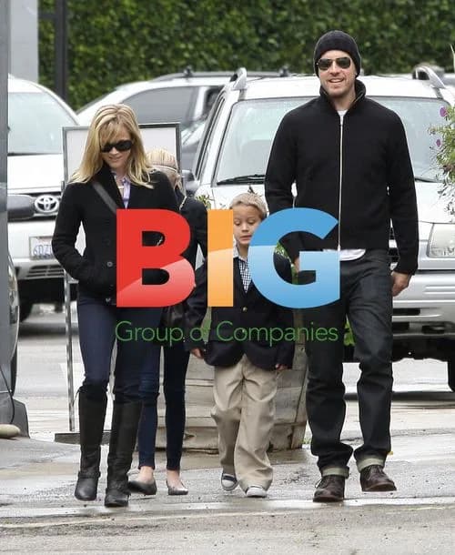 Reese Witherspoon and Family Leaving Church