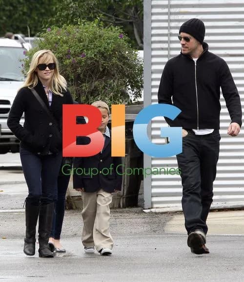 Reese Witherspoon and Family Leaving Church