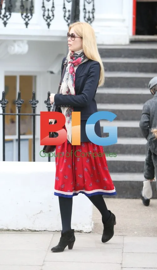 Claudia Schiffer on School Run