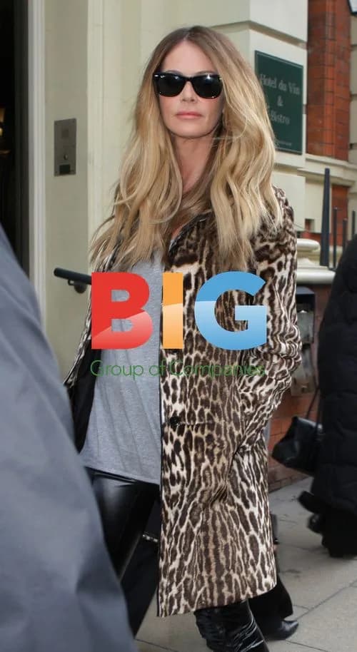 Elle Macpherson Leaving Hotel in Birmingham