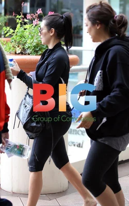 Kim Kardashian Hits the Gym in Encino