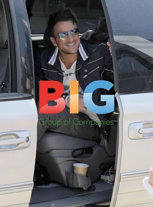 Peter Andre poses with fans