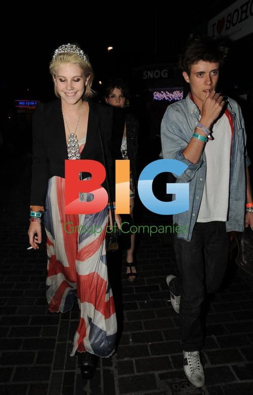 Celebs at The Box nightclub in London