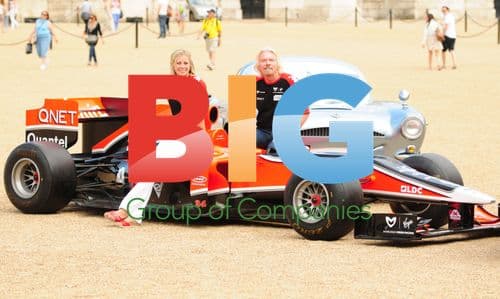 Richard Branson & Holly at Cars 2 Photocall