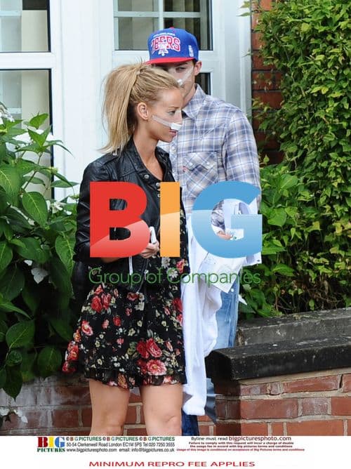 TOWIE stars Kirk and Lauren after nose surgery