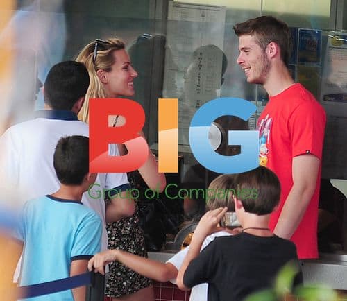 David de Gea and Edurne in Madrid
