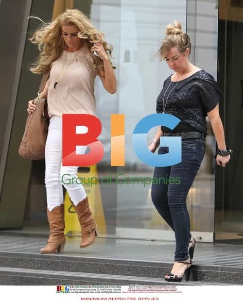 Katie Price and Peter Andre leave solicitor's office
