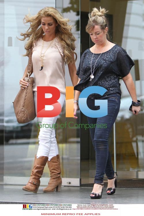 Katie Price and Peter Andre at Solicitor's Office