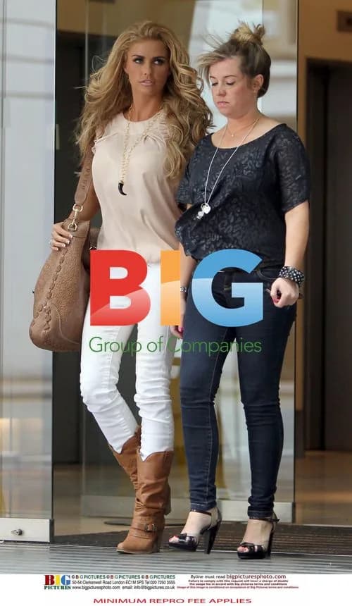 Katie Price and Peter Andre leave solicitors office
