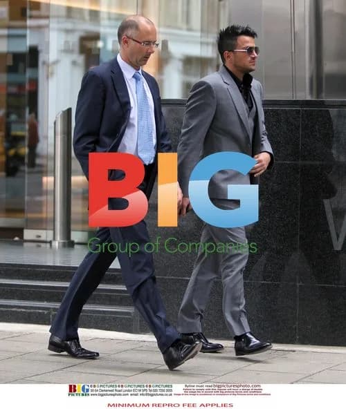 Katie Price and Peter Andre Leave Solicitor's Office