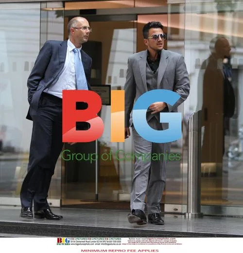 Katie Price and Peter Andre Leaving Solicitor's Office