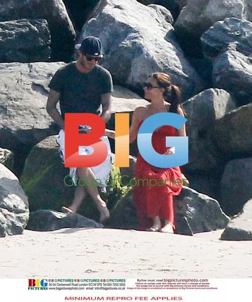 Beckham Family Fun on the Beach