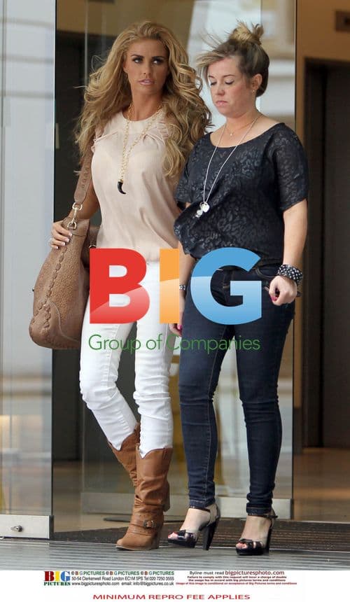 Katie Price and Peter Andre Leaving Solicitor's Office