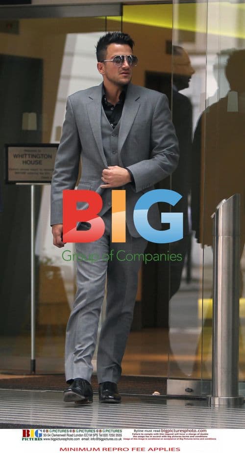 Katie Price and Peter Andre Leaving Solicitor's Office