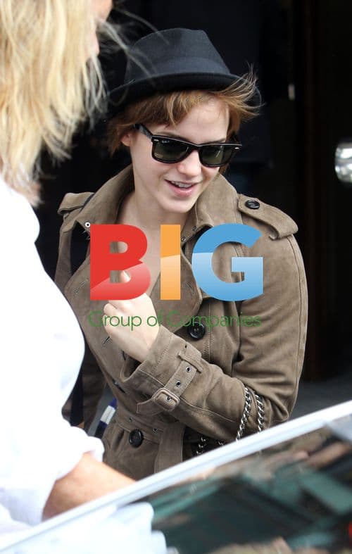 Emma Watson at Heathrow Airport