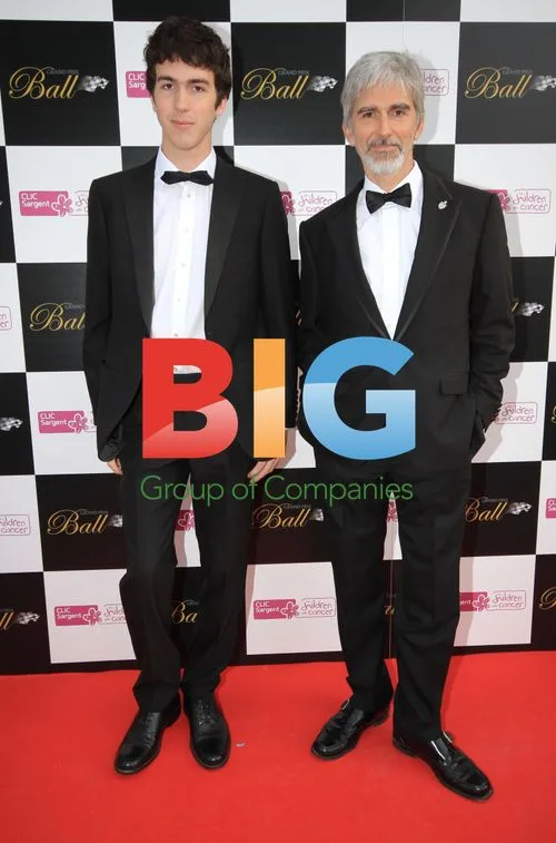 Damon Hill and son Josh at Grand Prix Ball