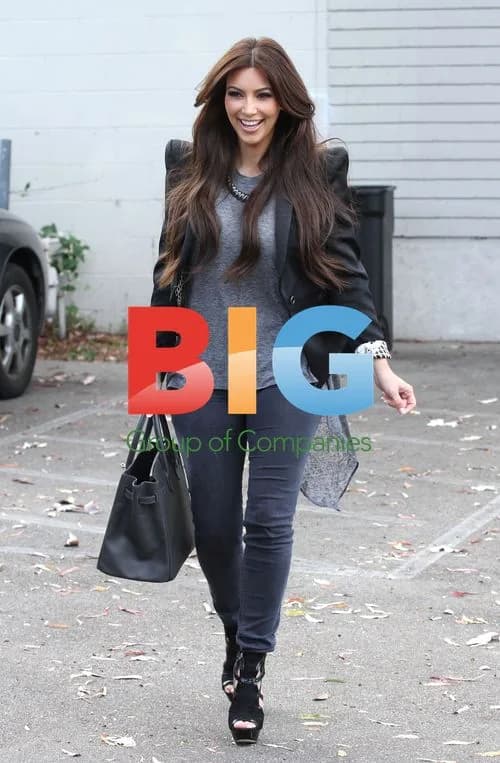 Kim Kardashian Exudes Happiness in Studio City