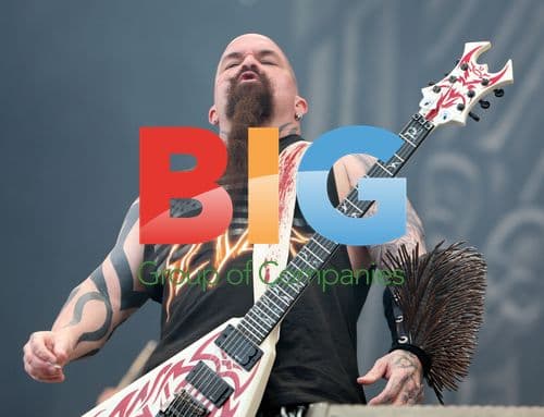 Kerry King of Slayer on Stage at Sonisphere 2011