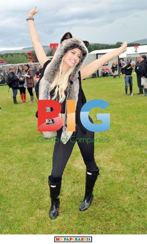 Kimberly Wyatt Backstage at T In The Park 2011