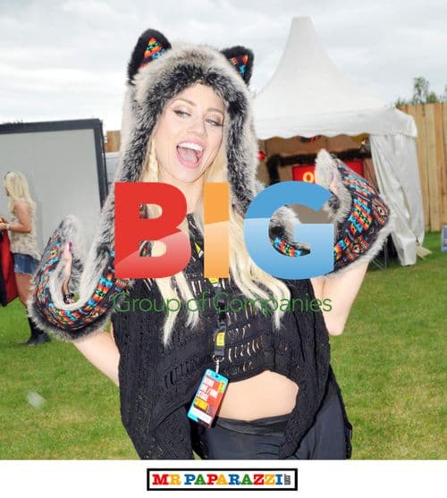 Kimberly Wyatt Backstage at T in the Park 2011