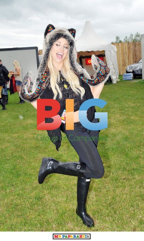 Kimberly Wyatt Backstage at T In The Park 2011