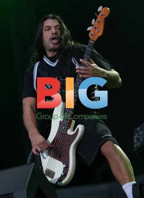 Robert Trujillo of Metallica on Stage at Sonisphere 2011