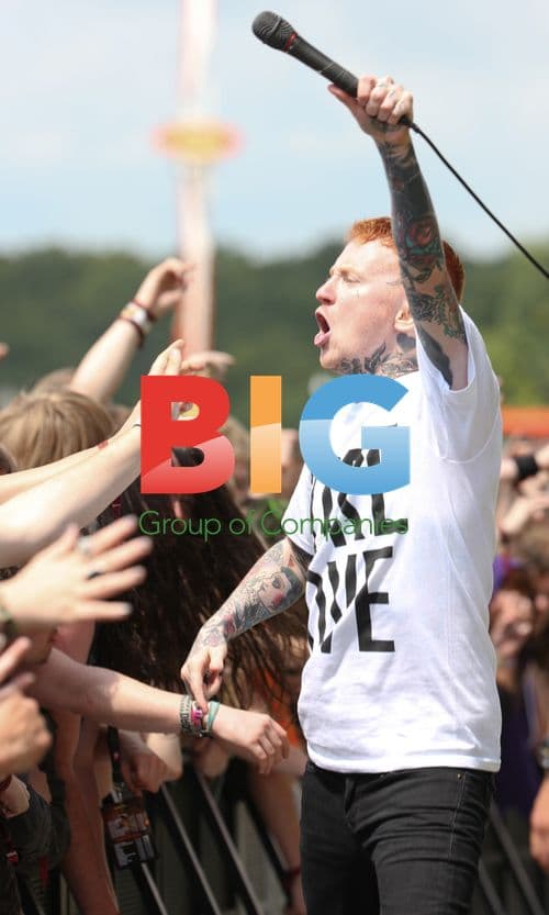 Frank Carter of Gallows performs at Sonisphere 2011