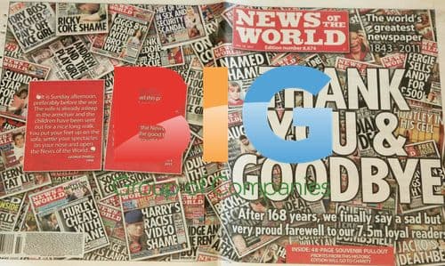Final Edition of News of the World