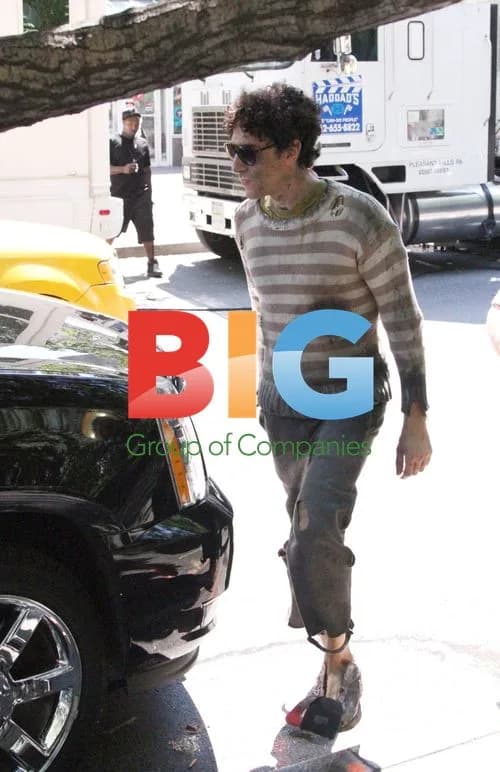 Sacha Baron Cohen on set of The Dictator