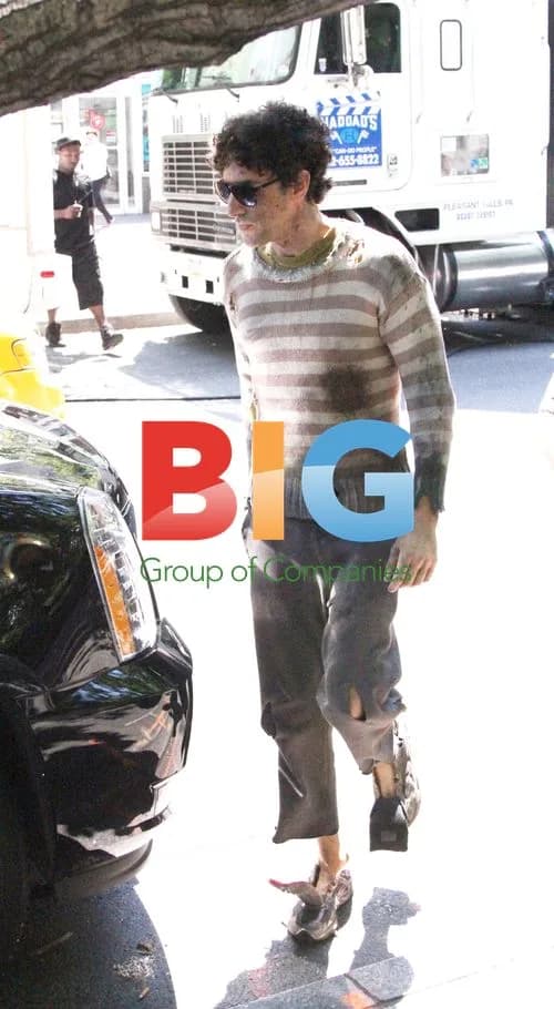 Sacha Baron Cohen on set of The Dictator