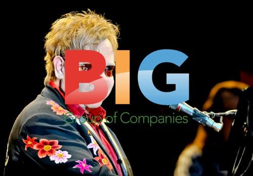 Elton John Performing at Hydrogen Live Love Festival